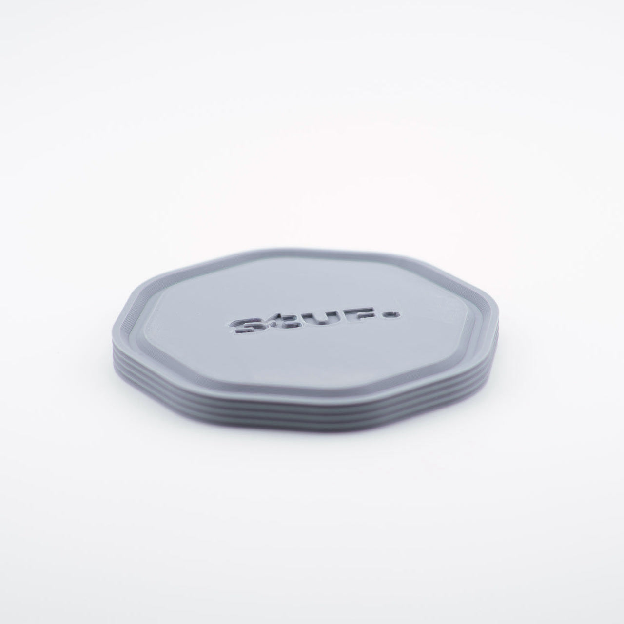 Coaster in Concrete Grey — clean studio product view