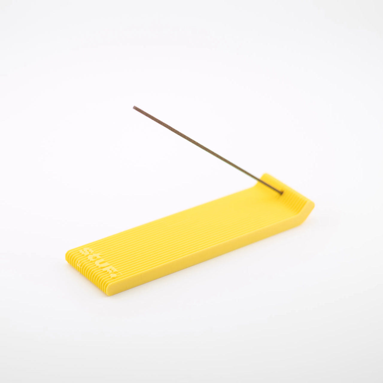 Incense Holder in Lemon Yellow — clean studio product view