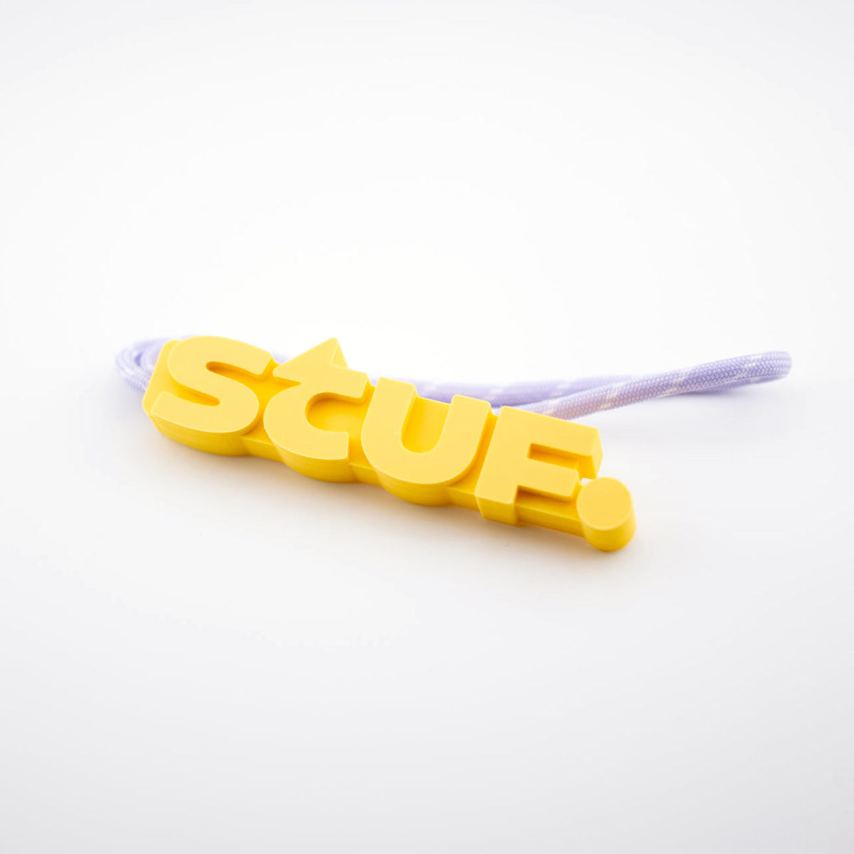 Logo Charm in Lemon Yellow — clean studio product view
