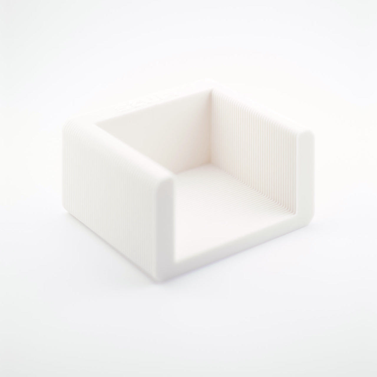 Note Block in Gypsum White — clean studio product view