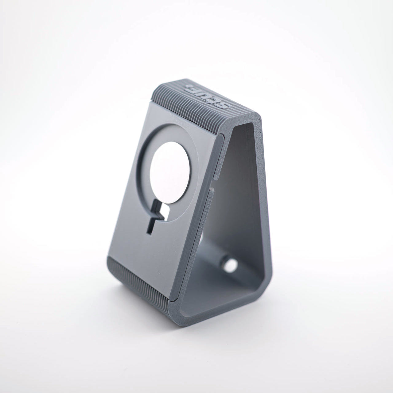 Two-Way Magnetic Phone Stand in Concrete Grey — clean studio product view