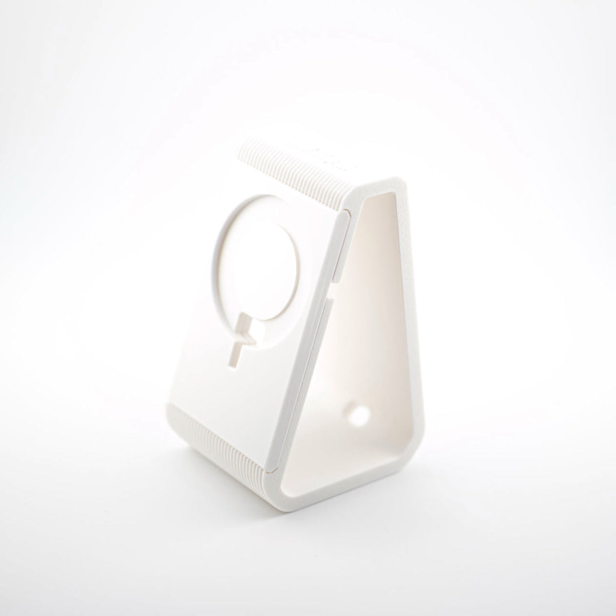 Two-Way Magnetic Phone Stand in Gypsum White — clean studio product view