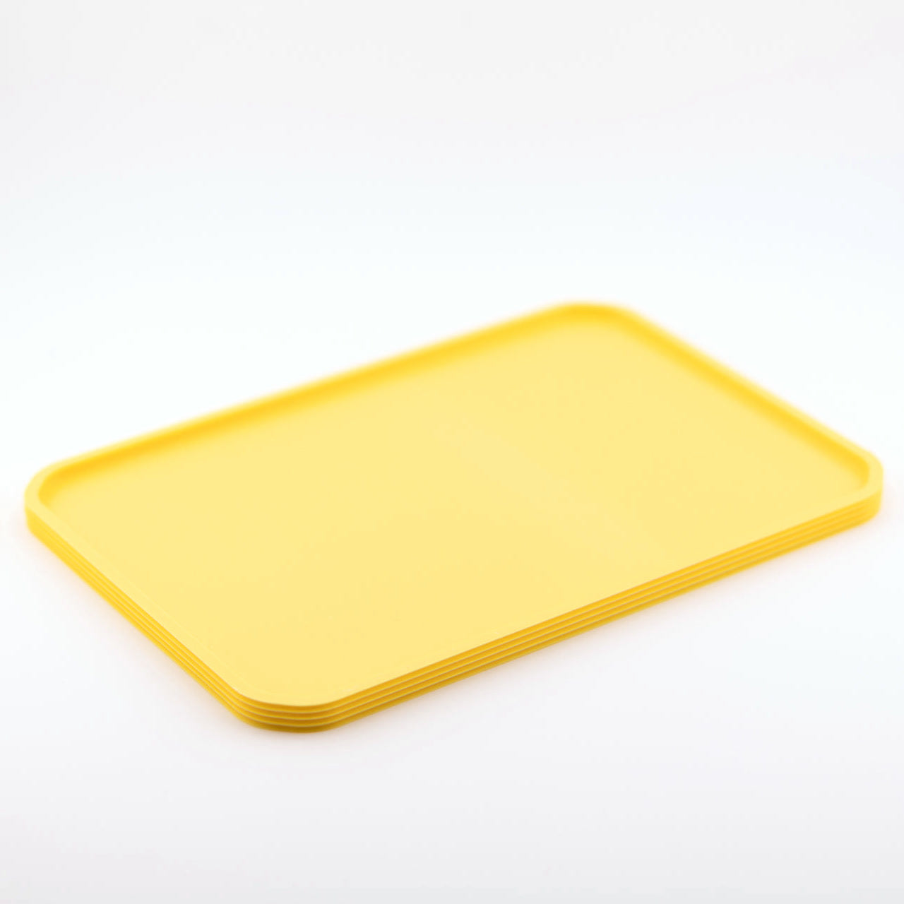 Serving Tray in Lemon Yellow — clean studio product view